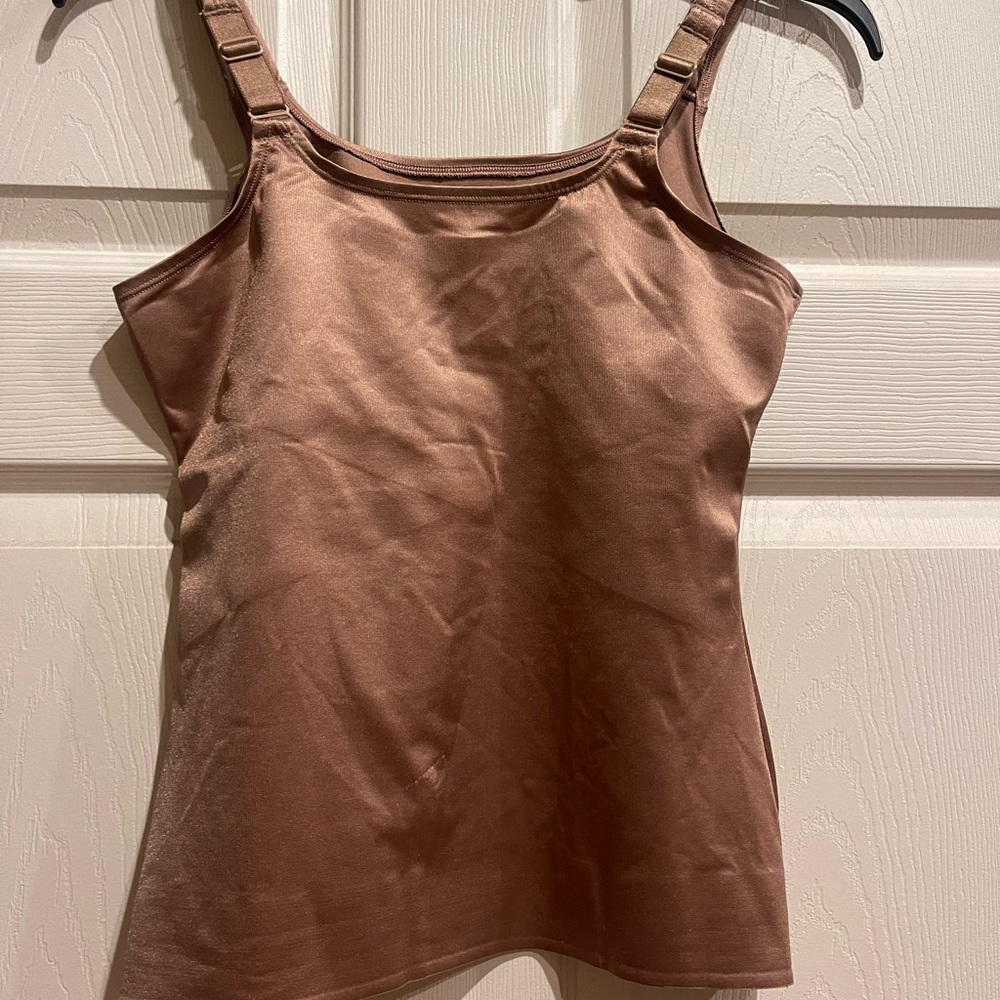 Ruby Ribbon Original Full Support Cami 3022 Champagne Color Size 36 Compression